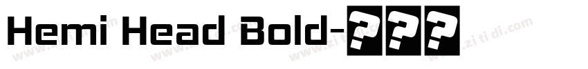 Hemi Head Bold字体转换